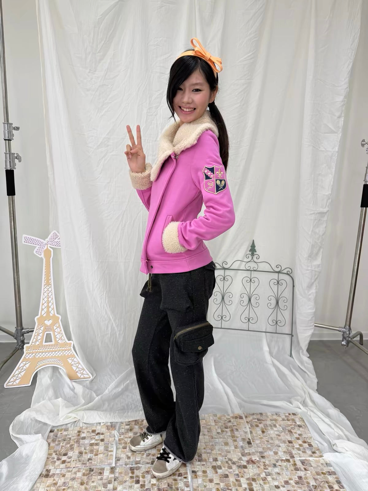 SunnyShell｜Fleece Lined Badge Embroidered Jacket