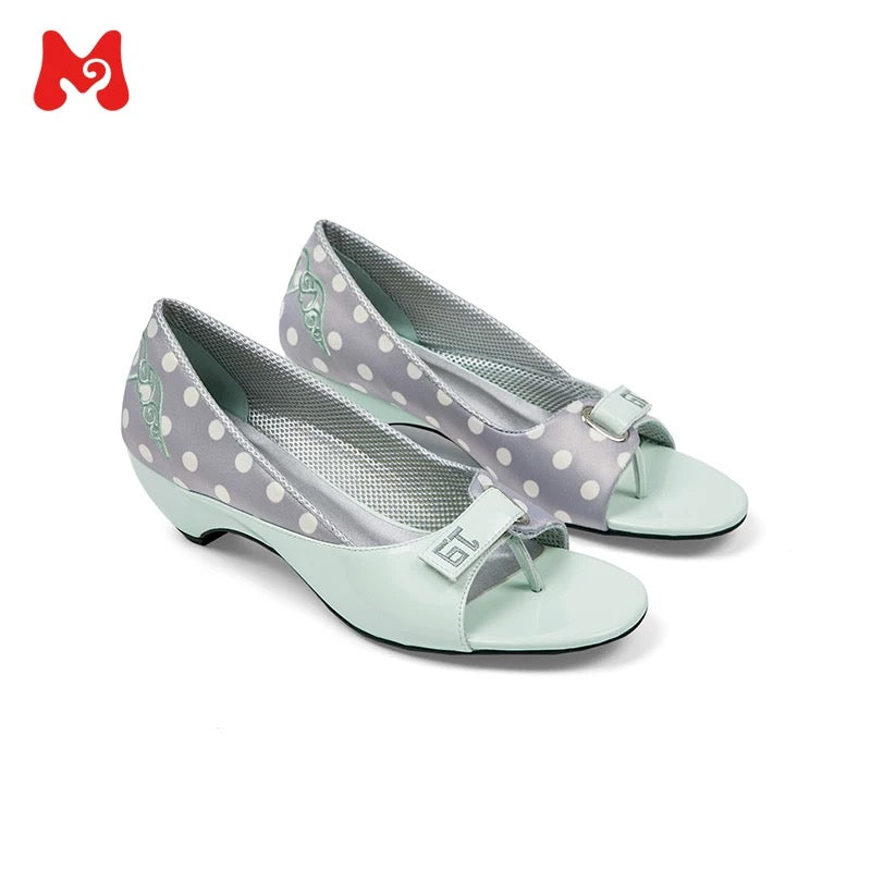 PonteAlleMoss19｜Mint Polka Dot Sandals