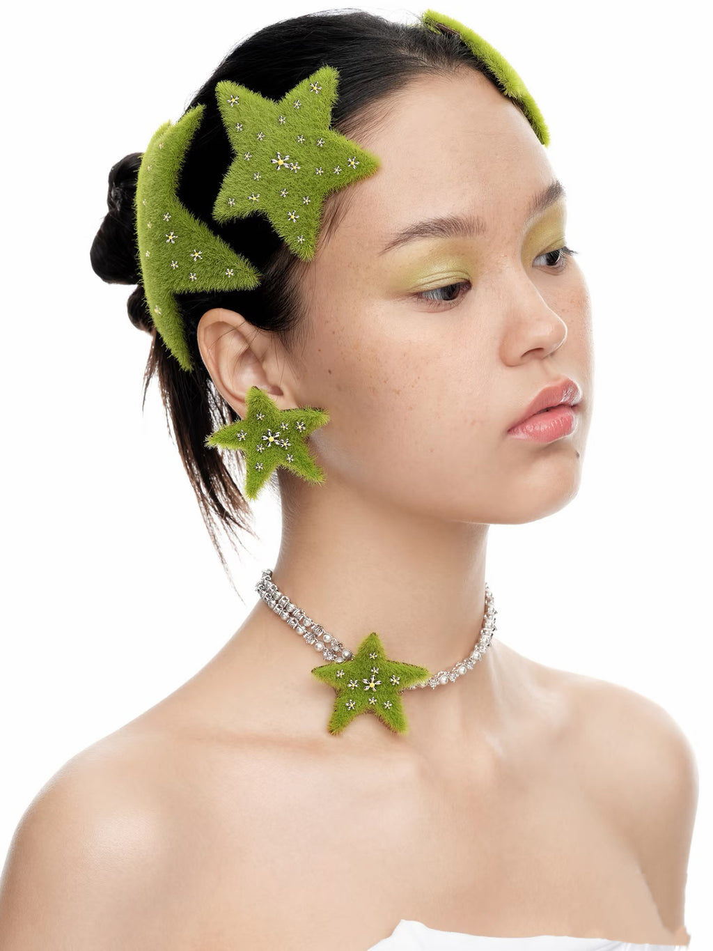 YVMIN｜Creative Grass Star Barrette Hair Clip