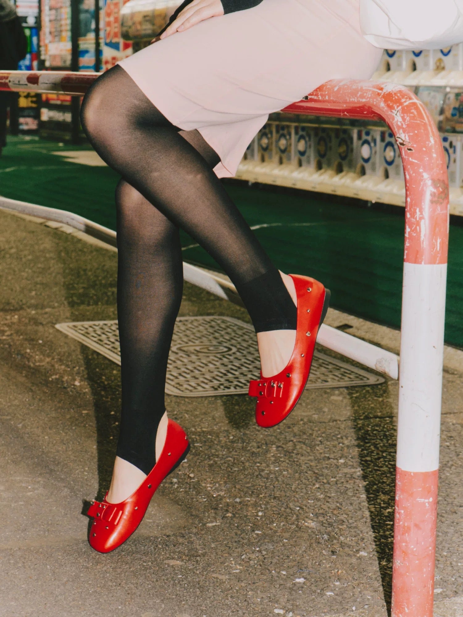 ECODAY｜Floral Bow Ballet Flats