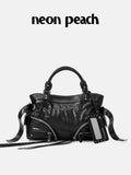 NeonPeachOffice｜Waxed Moto Tote Bag