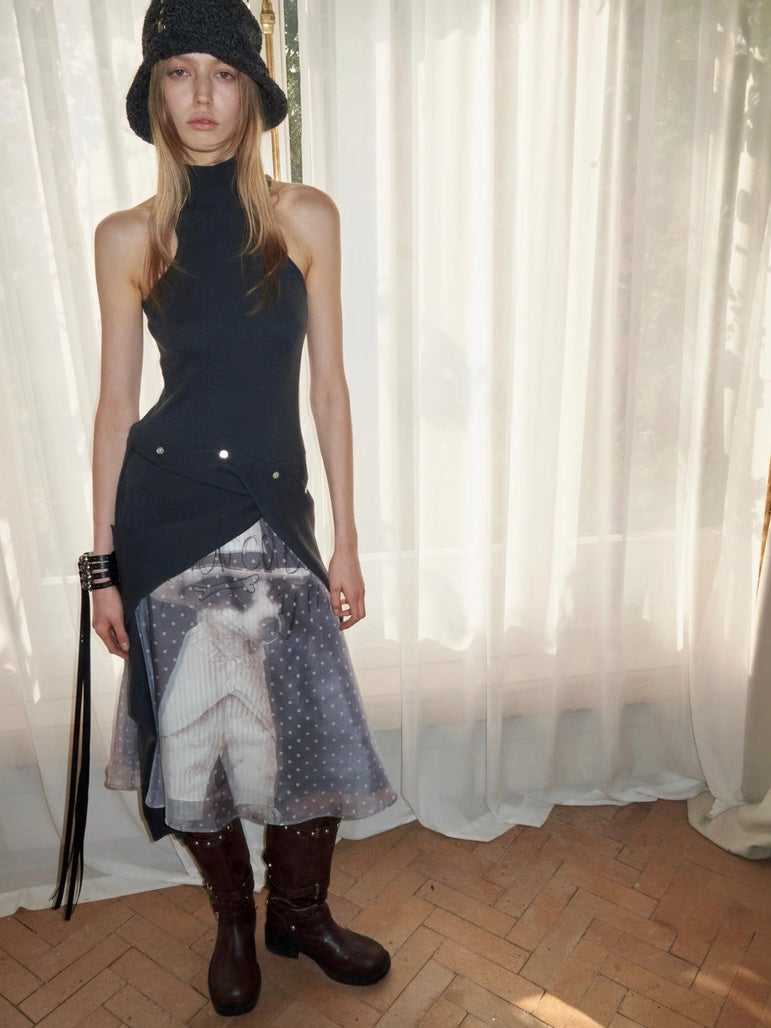 1JINN STUDIO｜Double Layer A-Line Skirt