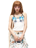 CFIERCE｜Cat Face Bow Cami Top