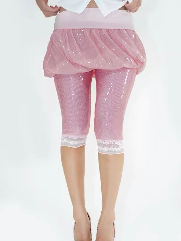 Kiss Order｜Sequin Bubble Skirt