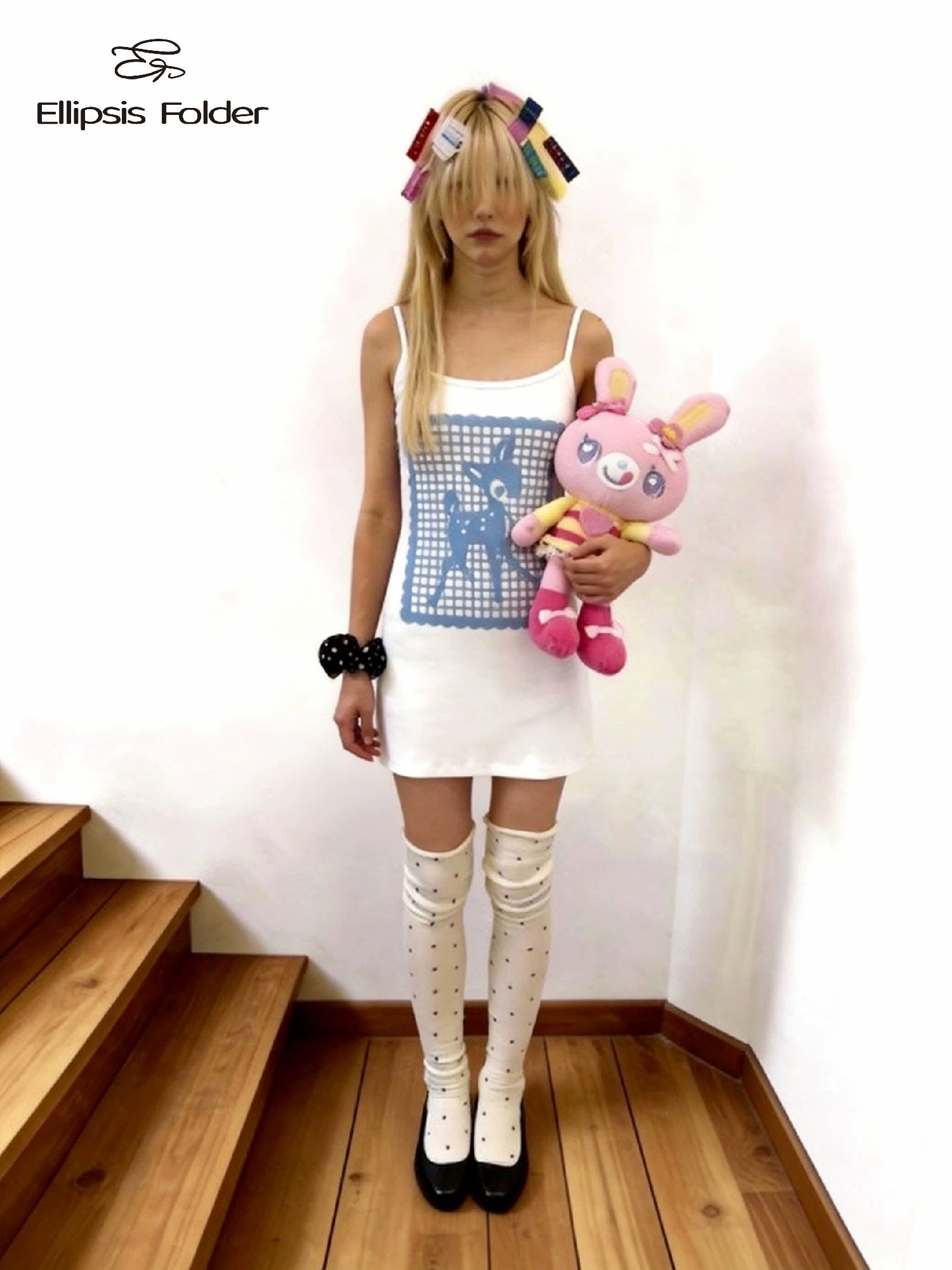 EllipsisFolder｜ Deer Print Slip Dress