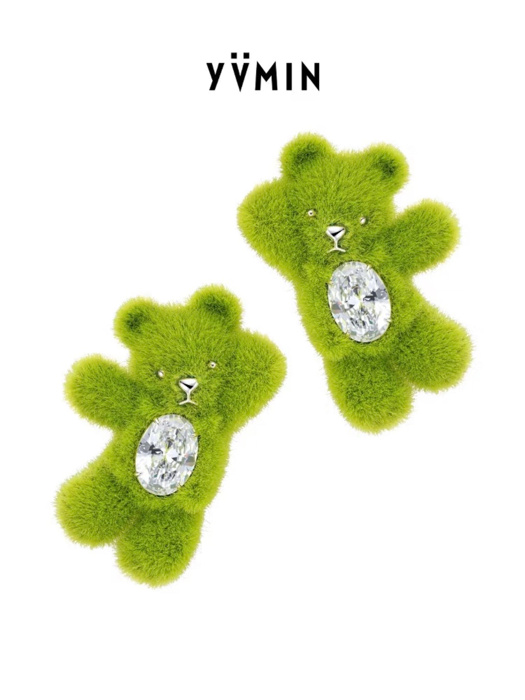 YVMIN｜Bear Gem Hair Clip