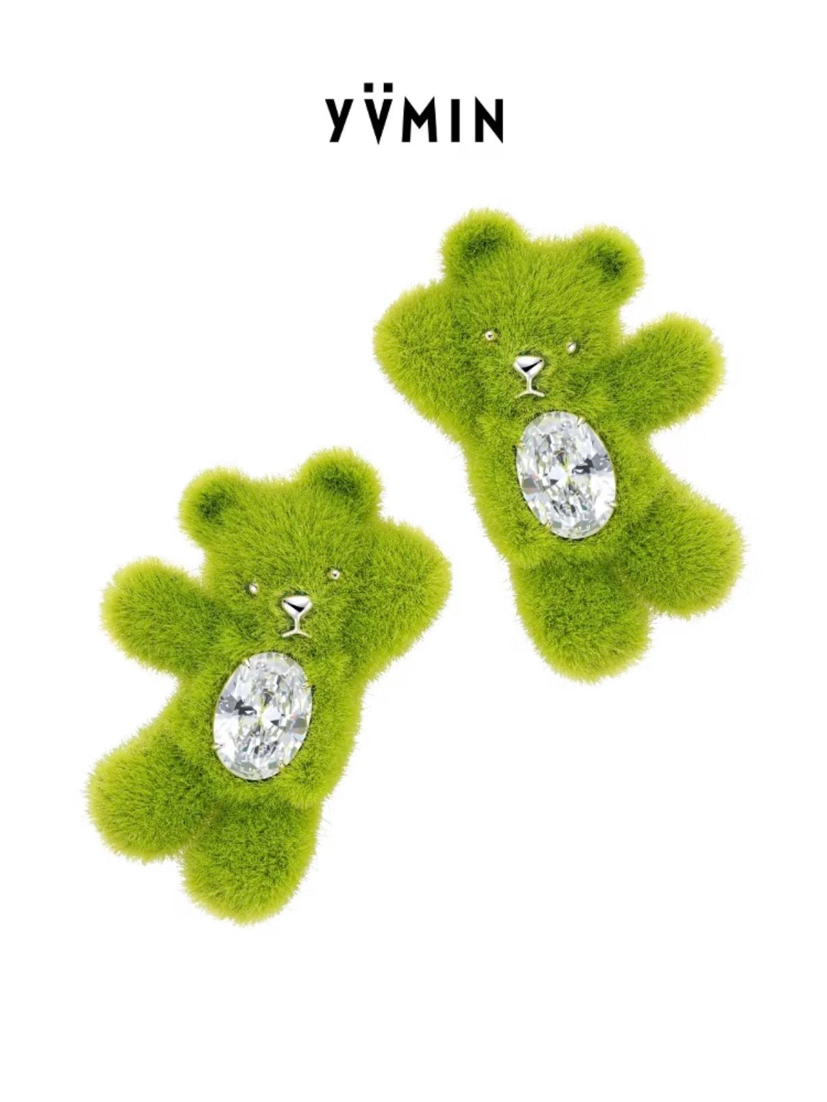 YVMIN｜Bear Gem Hair Clip