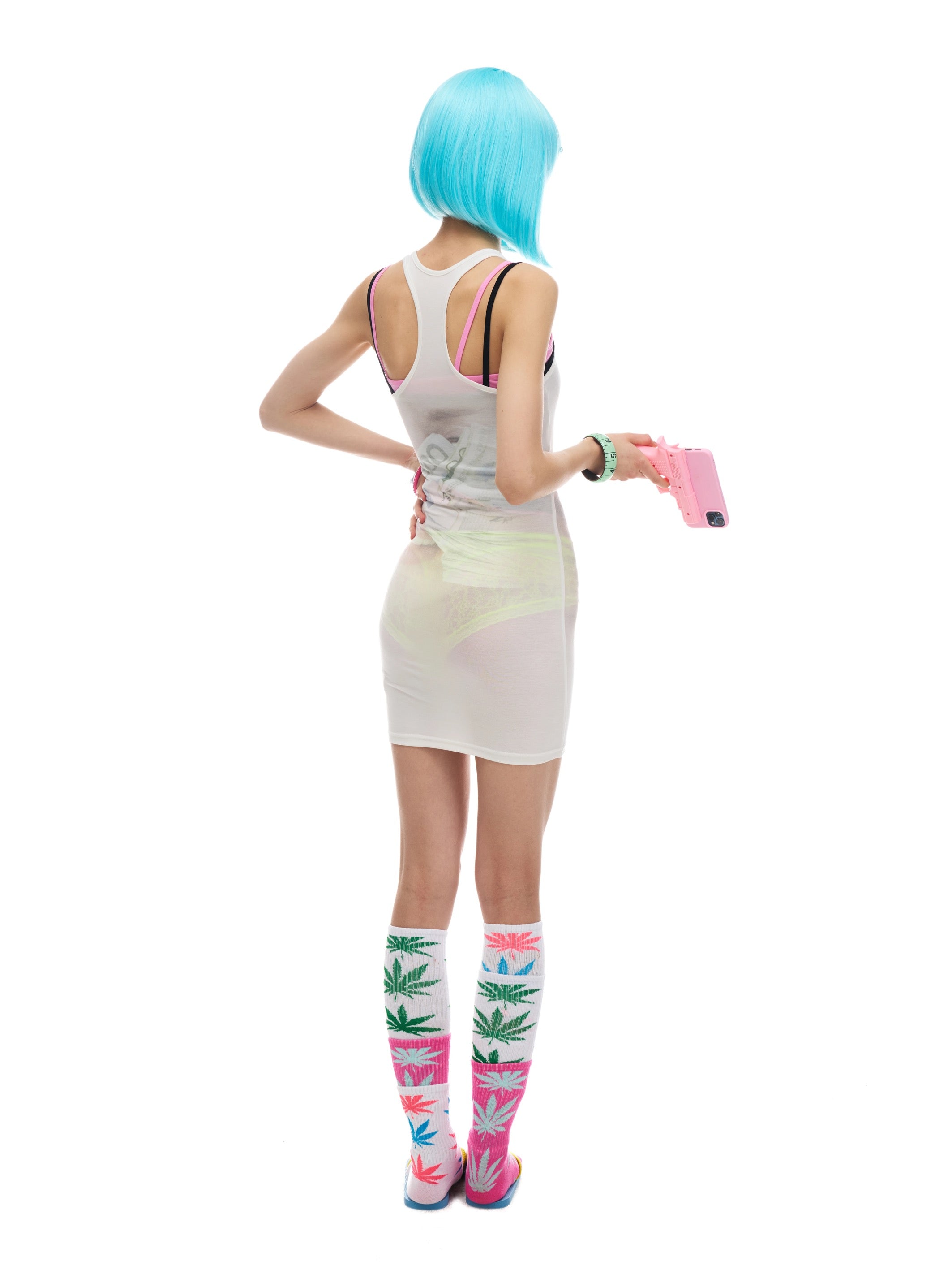 NORGIRA｜[Crying Euro] Print Dress