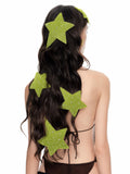 YVMIN｜Creative Grass Star Barrette Hair Clip