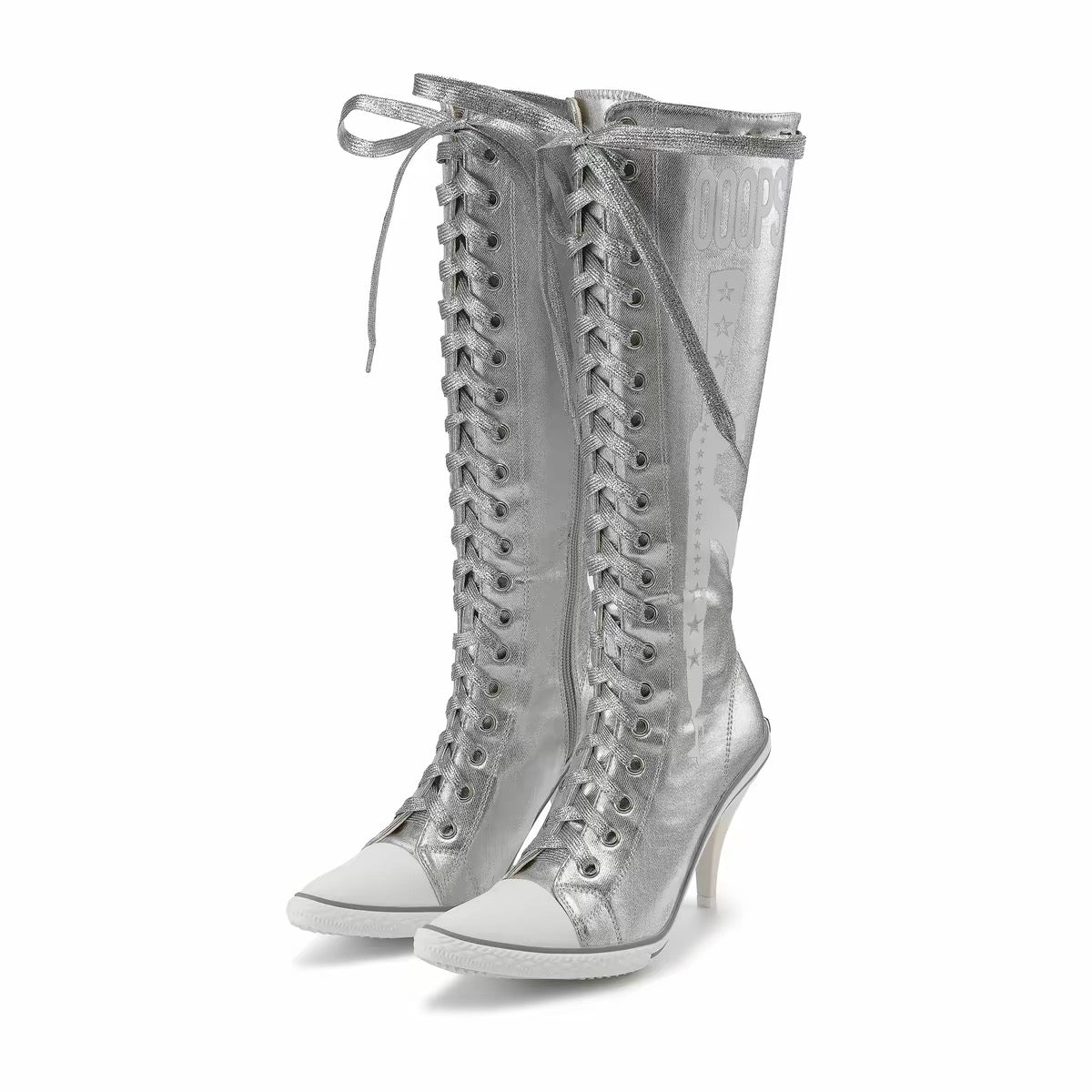 Ooops333｜Studded High-Heel Boots