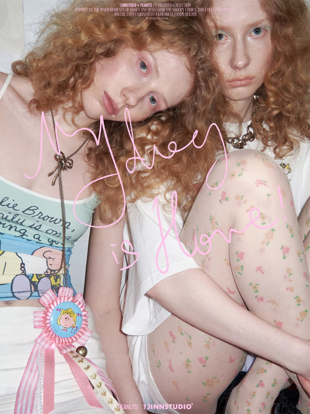 1JINN×SNOOPY｜Ribbon Badge Hair Clip