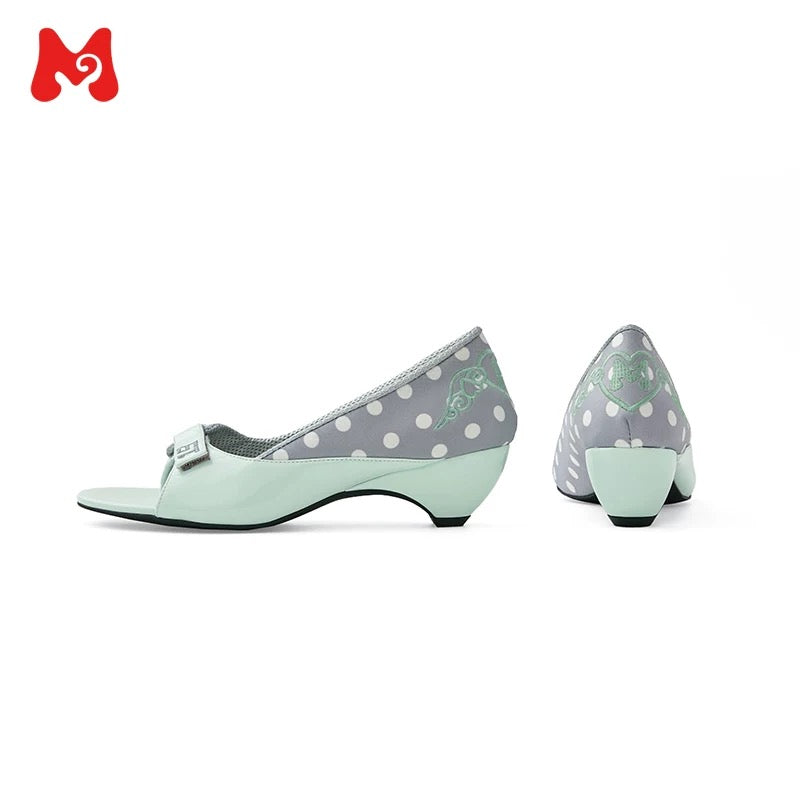 PonteAlleMoss19｜Mint Polka Dot Sandals