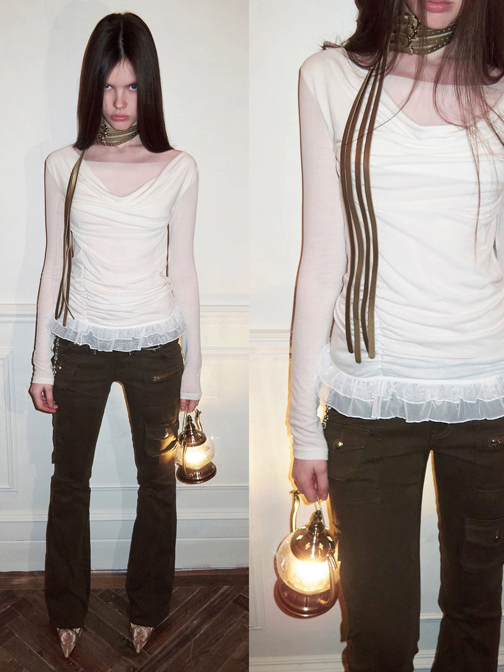 1JINNSTUDIO｜ Fringe Buckle Belt Bracelet
