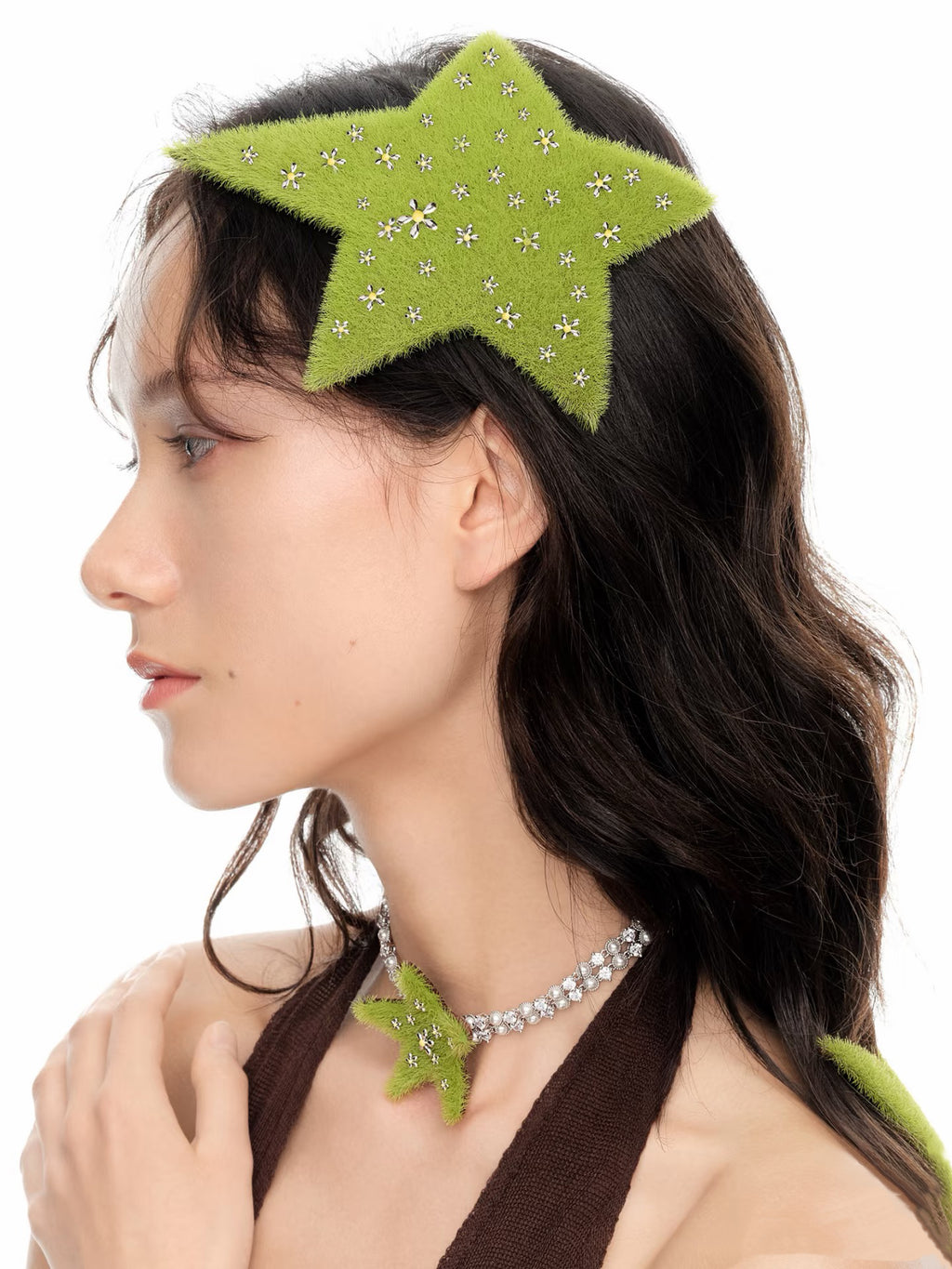 YVMIN｜Creative Grass Star Barrette Hair Clip