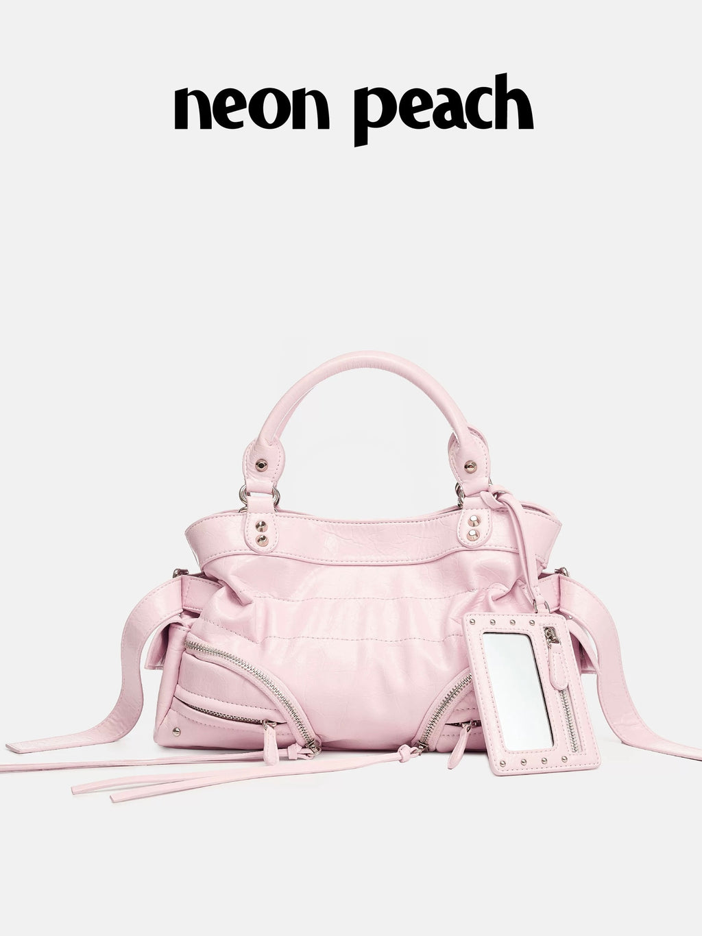 NeonPeachOffice｜Waxed Moto Tote Bag