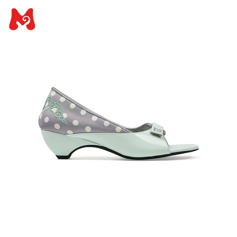 PonteAlleMoss19｜Mint Polka Dot Sandals
