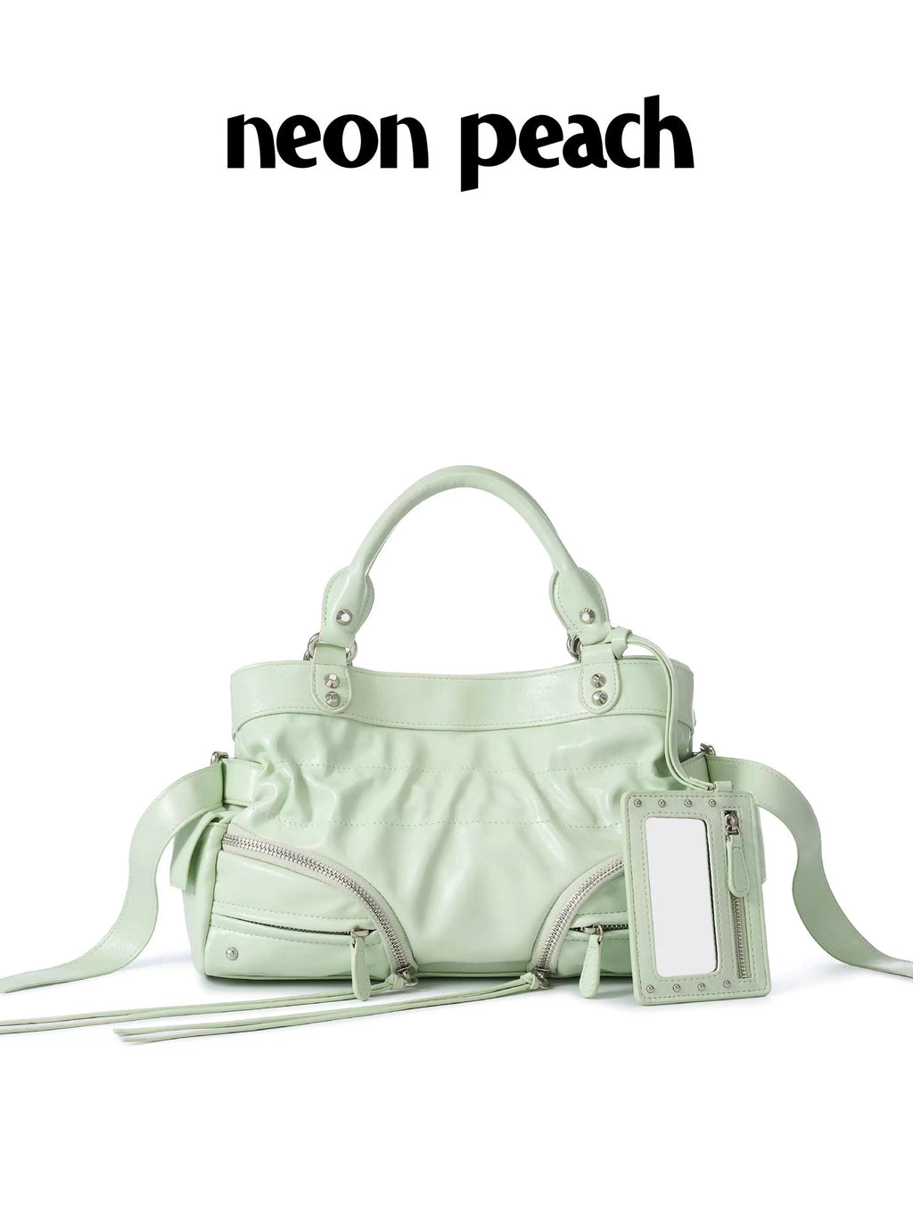 NeonPeachOffice｜Waxed Moto Tote Bag