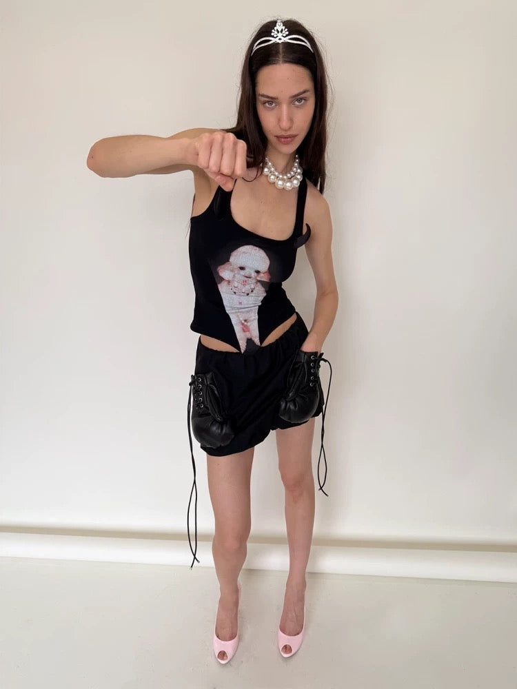Nodress｜Poodle Devil Horn Cami
