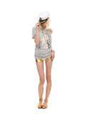 NORGIRA｜Metallic Multi-Way Slim Tee