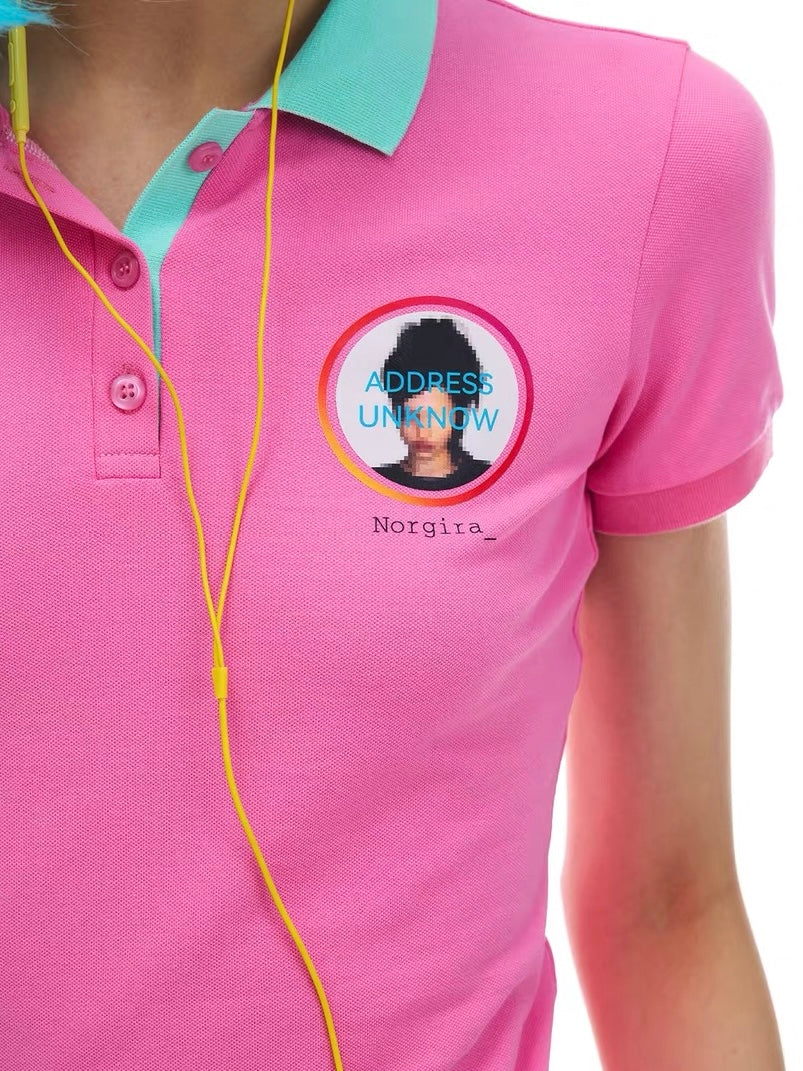 NORGIRA｜Parody Graphic Slim Polo