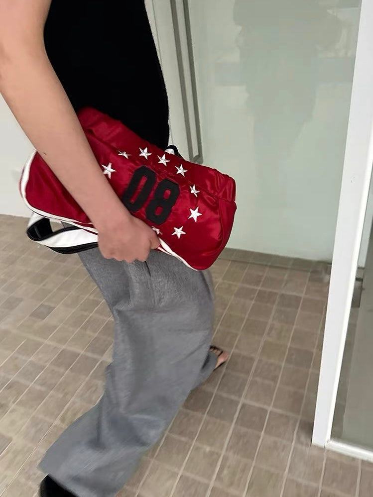 CasseSango｜08 Star Embroidered Hobo Bag
