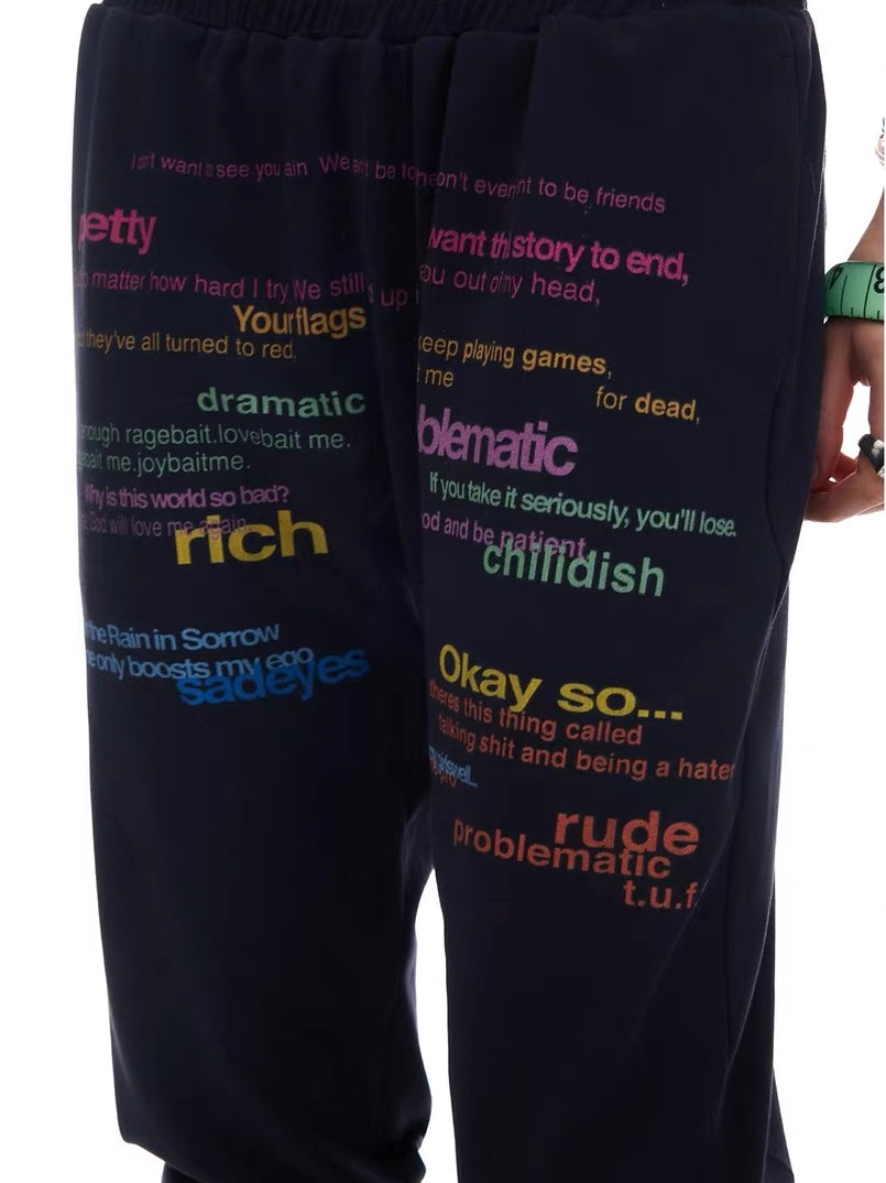 NORGIRA｜Logo Drawstring Cropped Joggers