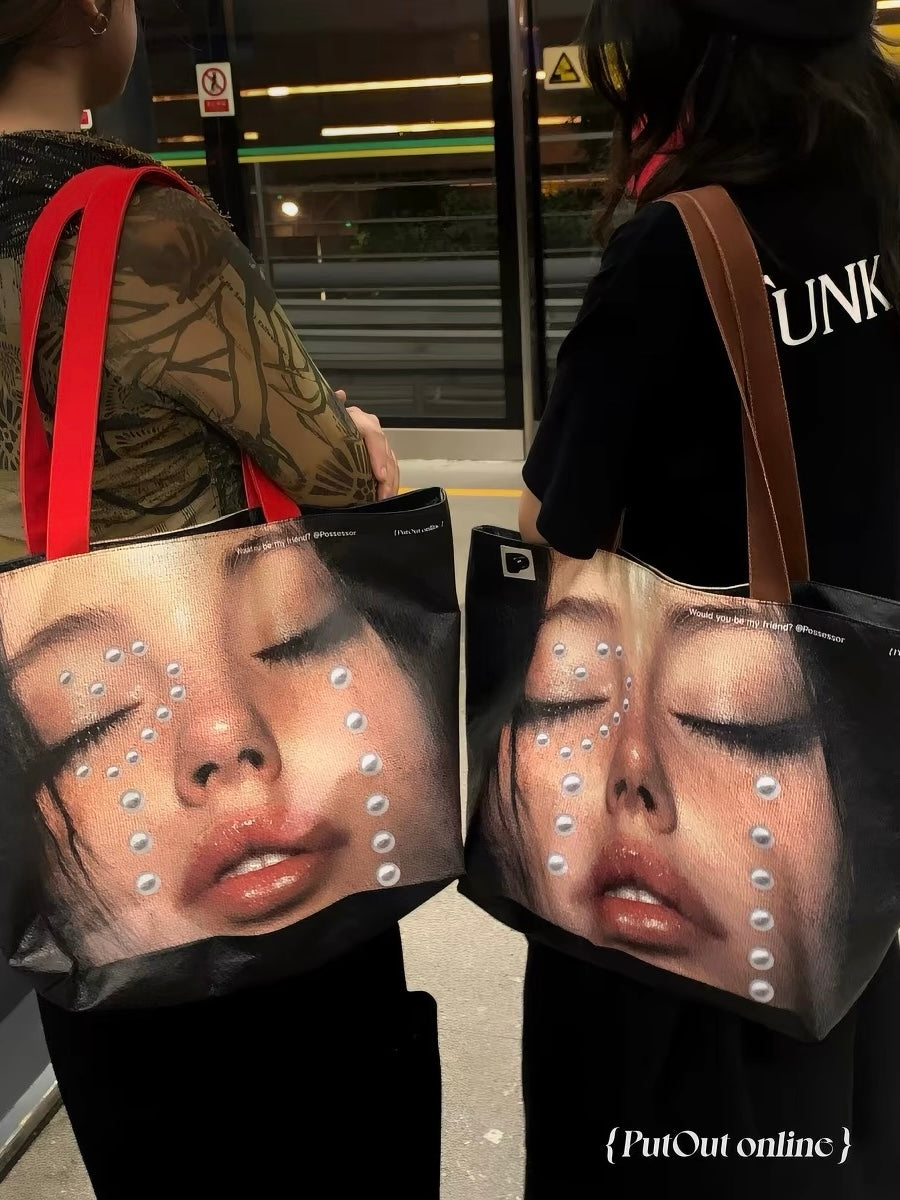 Put out｜Pearl Tears Tote Bag