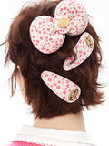 NARCII｜Floral Leather Bow Hair Clip