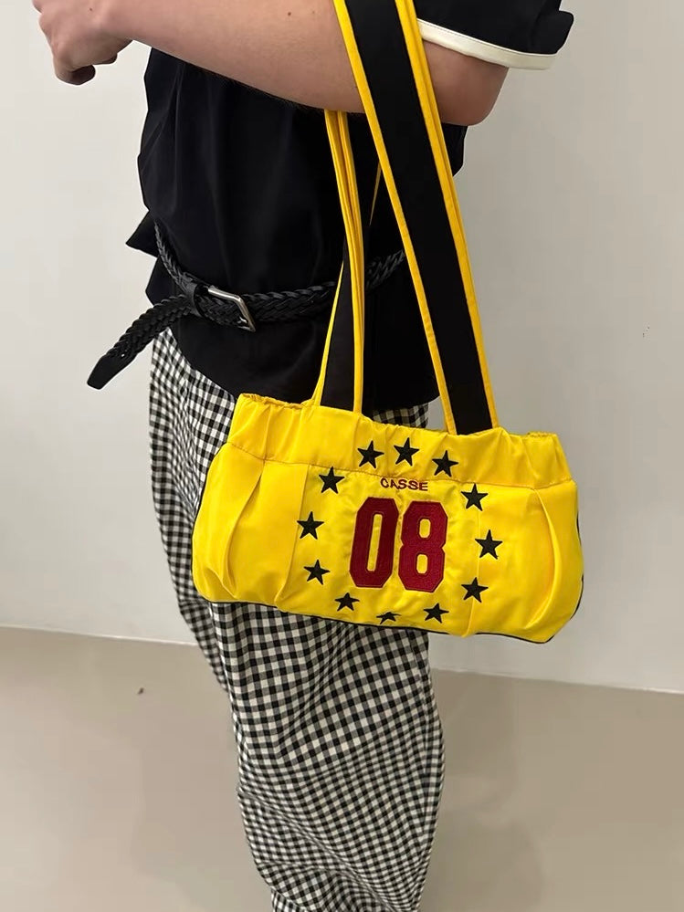 CasseSango｜08 Star Embroidered Hobo Bag