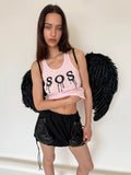 Nodress｜ SOS Glitter Pink Cami