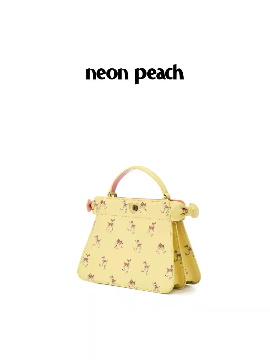NeonPeachOffice｜Polka Dot Bambi Bag