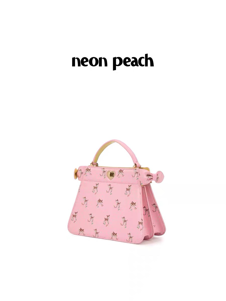 NeonPeachOffice｜Polka Dot Bambi Bag