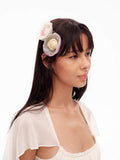 9266studio｜Organza Rose Hair Clip