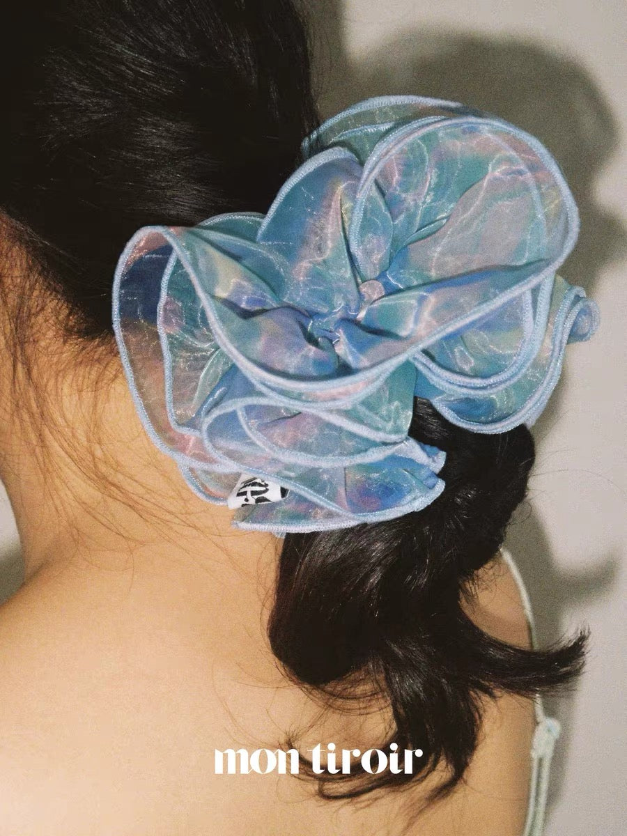 montiroir｜Tulip Organza Oversized Scrunchie