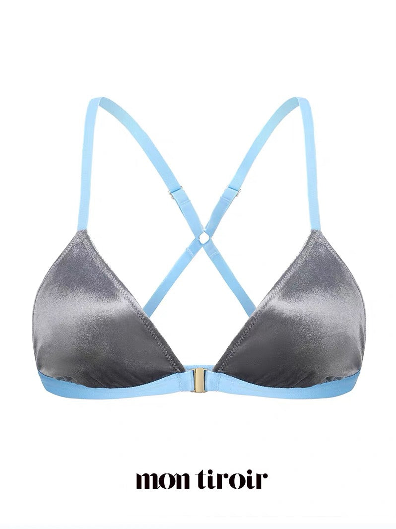 montiroir｜Metallic Velvet Bra Set