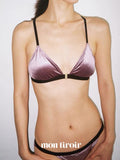 montiroir｜Pink Velvet Bra Set