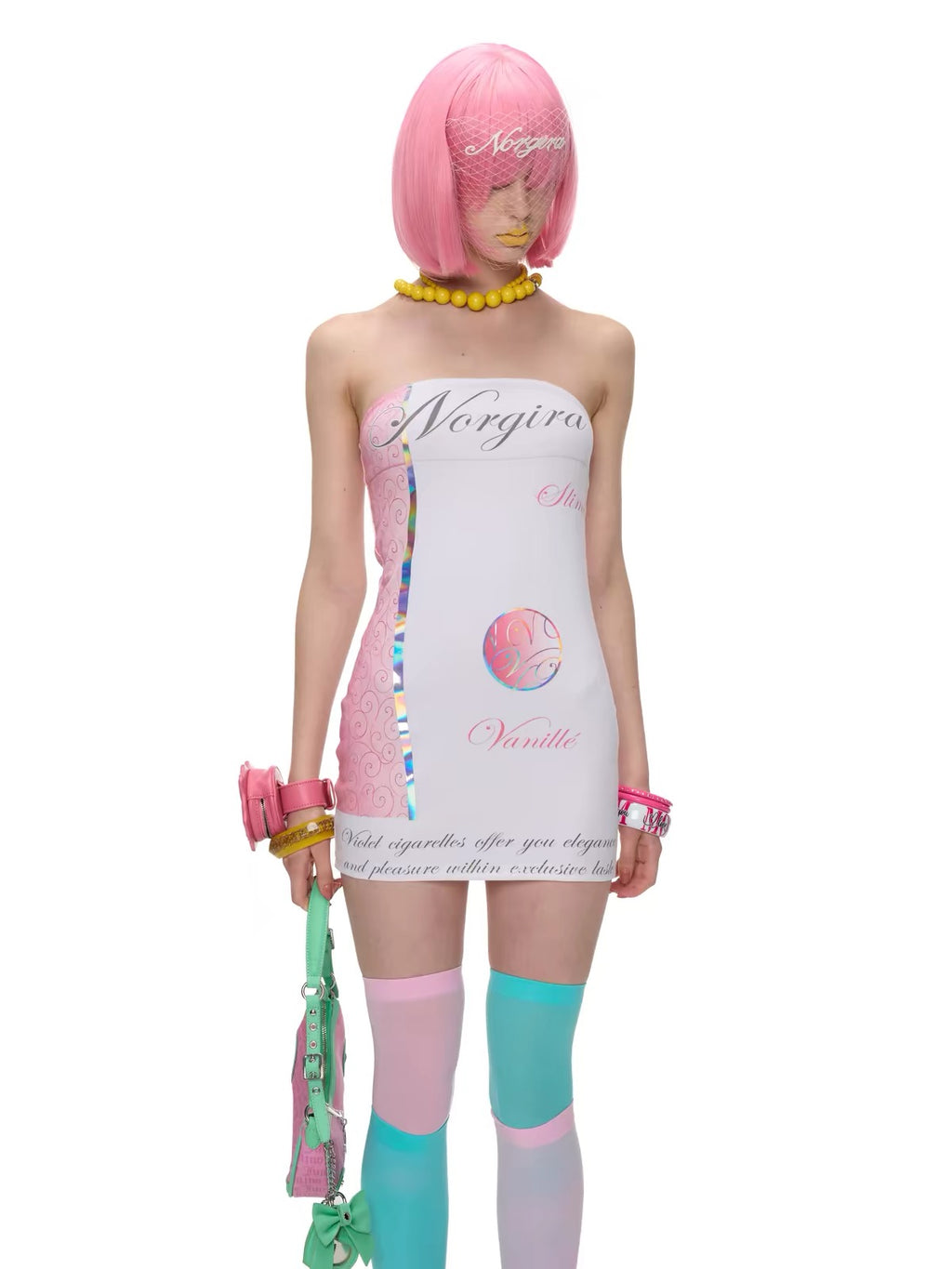 NORGIRA｜Vanille Cigarette Tube Dress