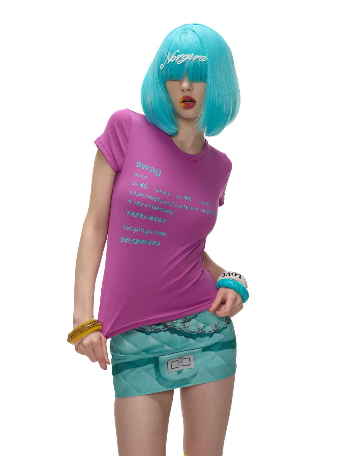 NORGIRA｜SWAG Contrast Slim Tee