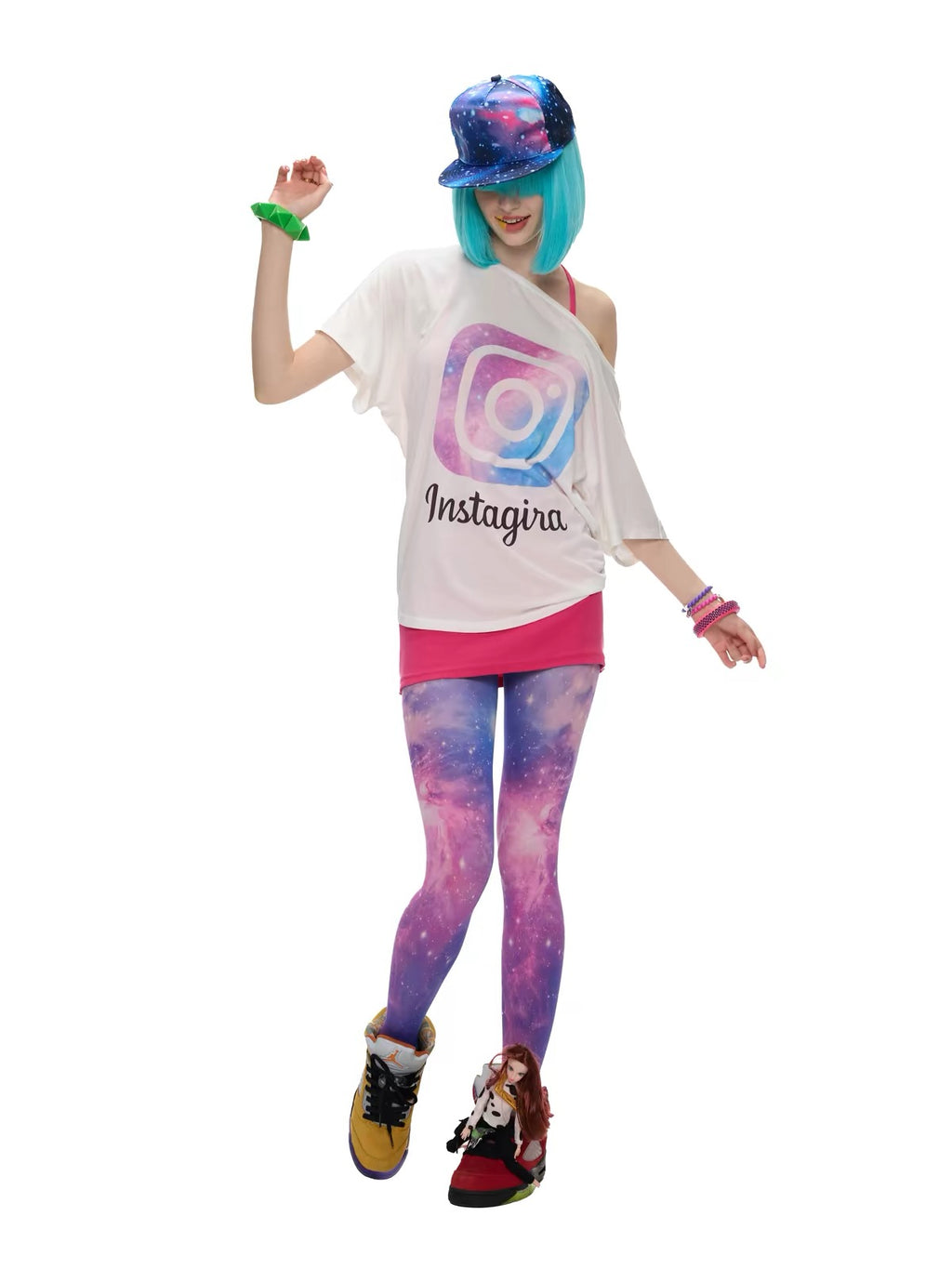 NORGIRA｜Instagira Starry One-Shoulder Tee