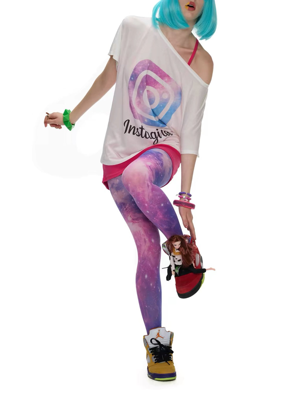 NORGIRA｜Instagira Starry One-Shoulder Tee