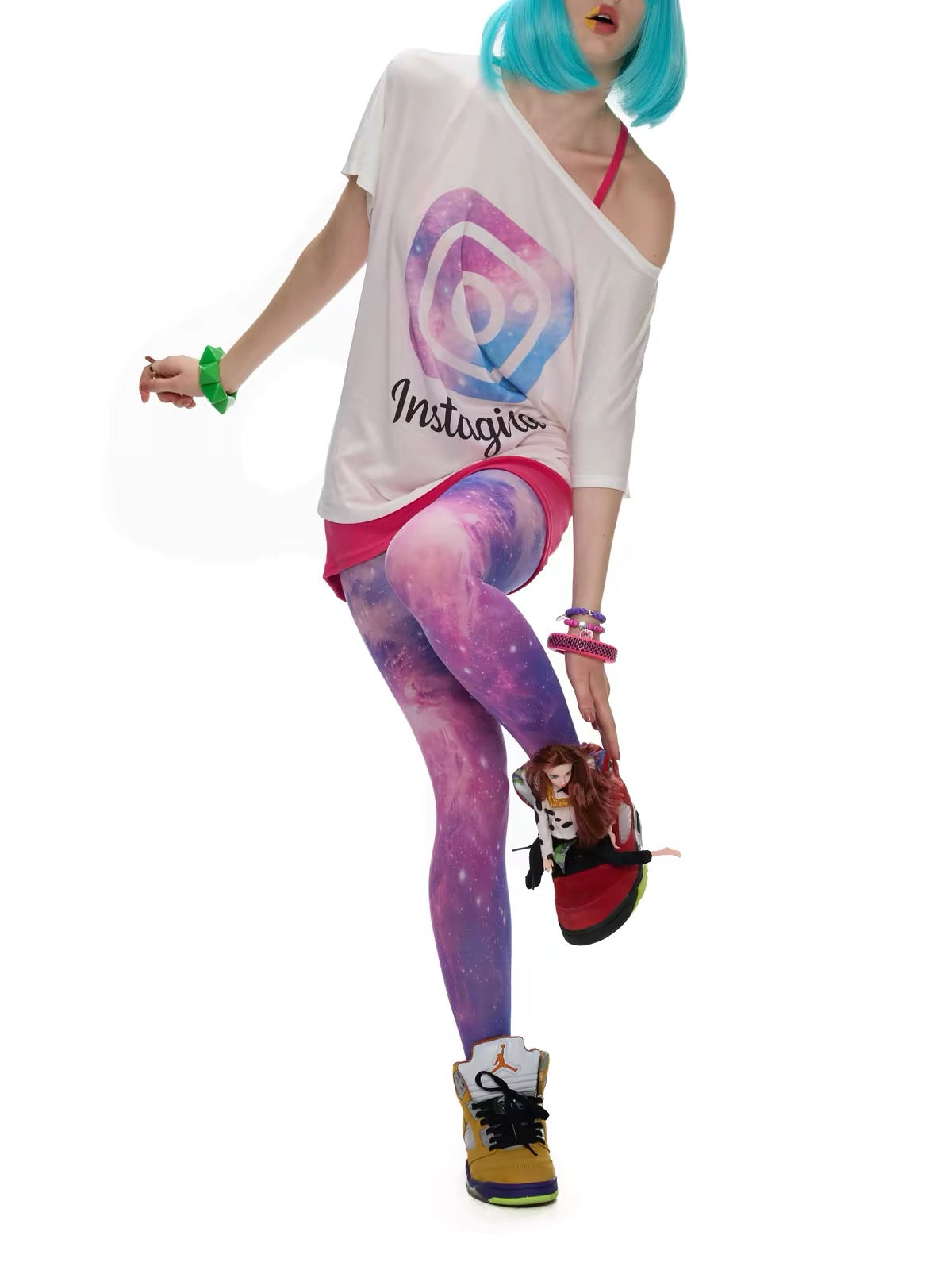 NORGIRA｜Instagira Starry One-Shoulder Tee