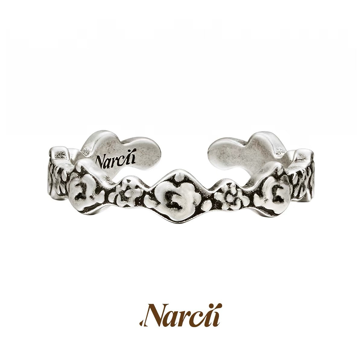 NARCII｜Rose Floral Stacking Enamel Ring