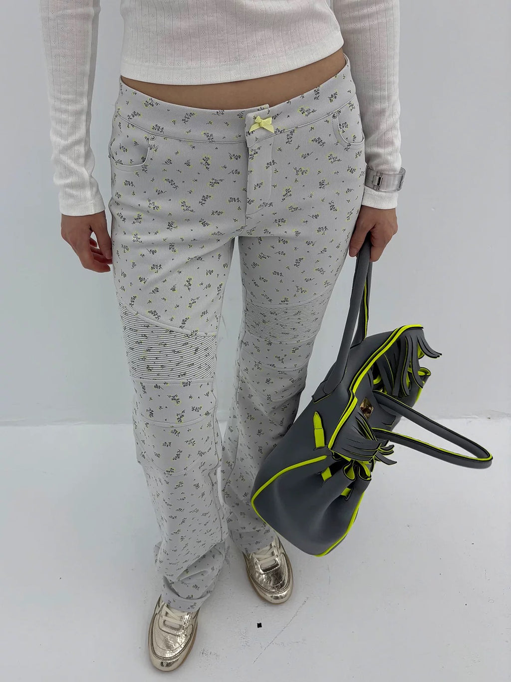 9266studio｜25aw Ditsy floral long pants