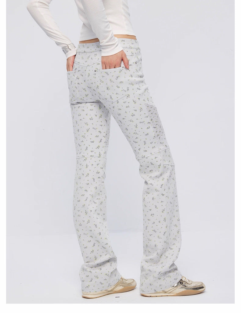 9266studio｜25aw Ditsy floral long pants