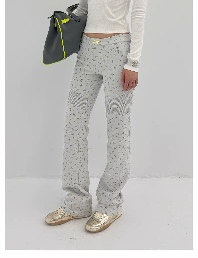 9266studio｜25aw Ditsy floral long pants