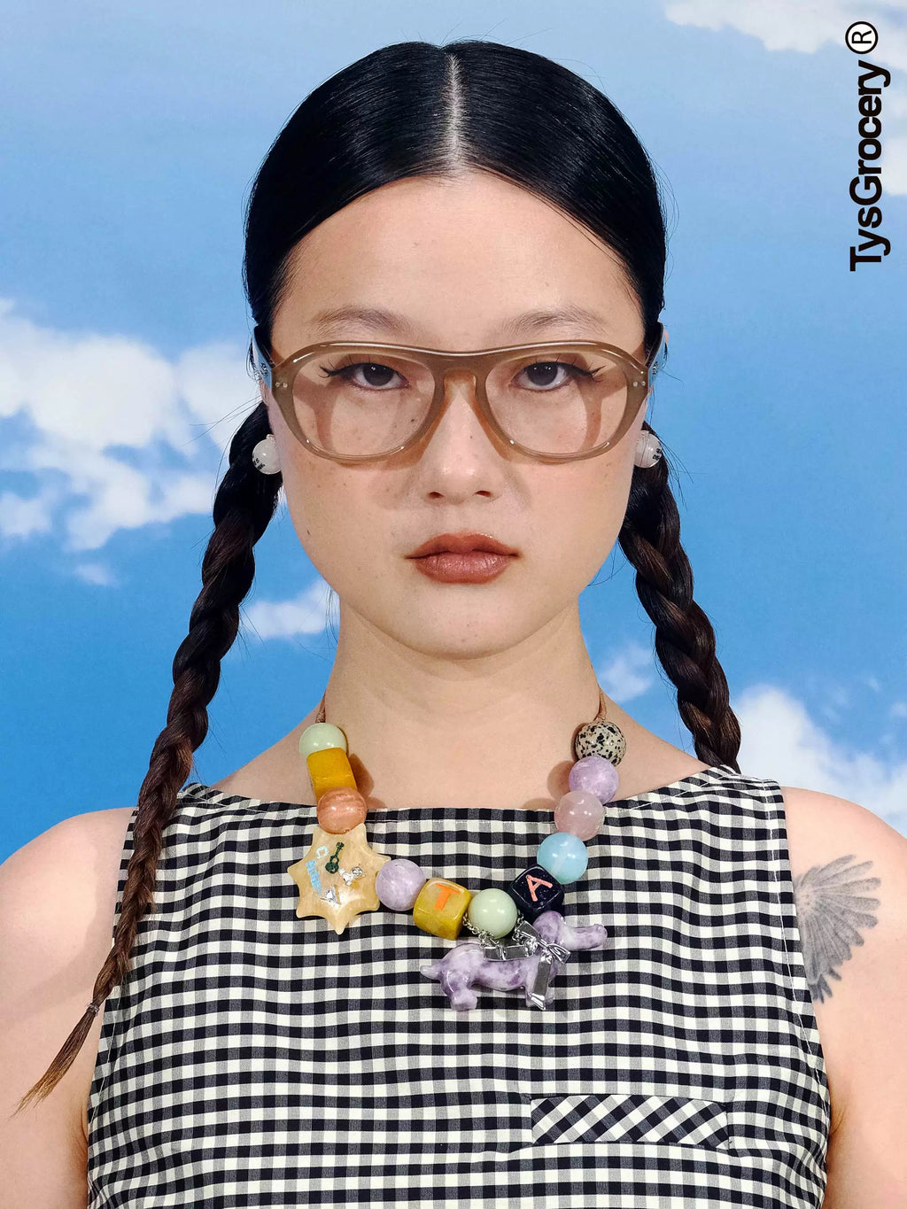 TysGrocery｜Stone & Leather Cord Necklace