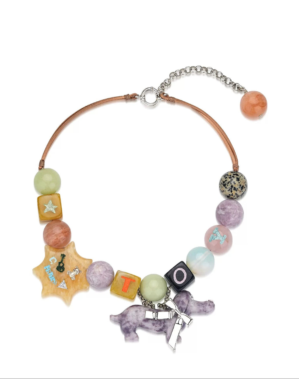 TysGrocery｜Stone & Leather Cord Necklace