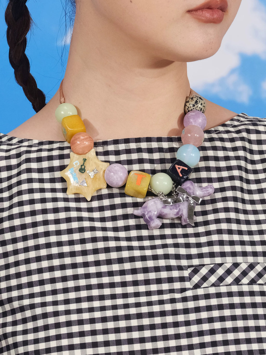 TysGrocery｜Stone & Leather Cord Necklace