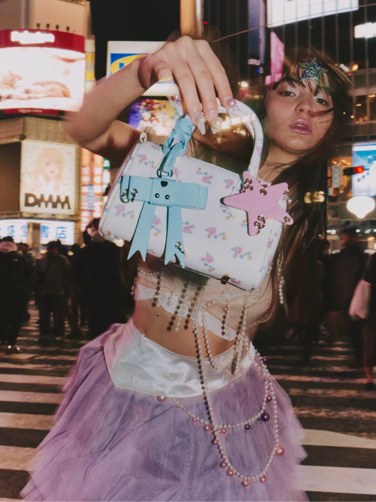 ECODAY｜Celebrity-Inspired Bow Boston Bag