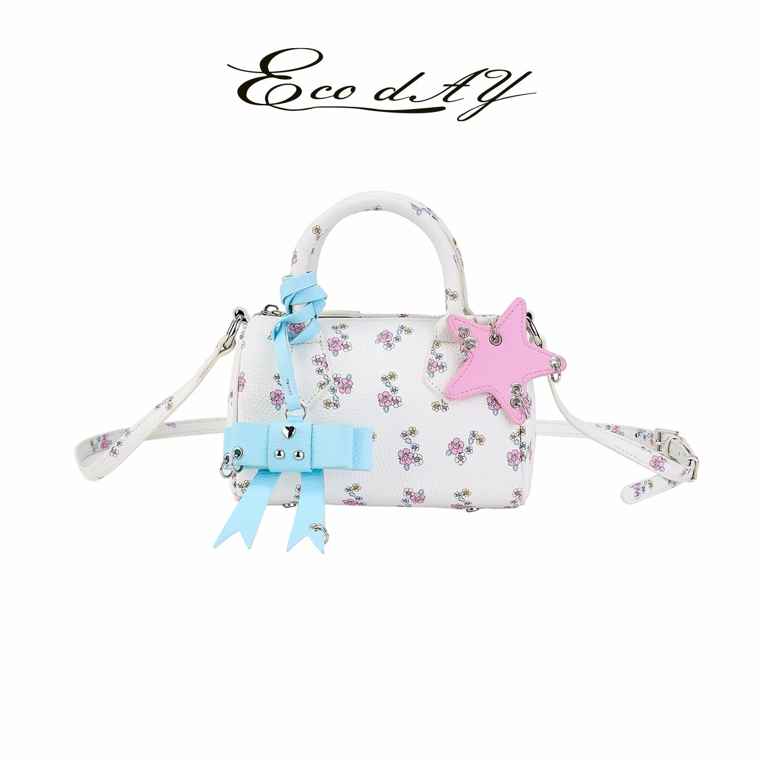 ECODAY｜Celebrity-Inspired Bow Boston Bag